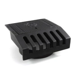 Gietijzeren Trottoirkolk, Exclusief Onderbak, 2-delig, Waaiermotief, BS 469 LD WADI, 450 X 450 Mm