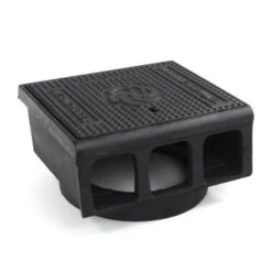 Gietijzeren Trottoirkolk, Exclusief Onderbak, 2-delig, Waaiermotief, BS 422 LD-WADI/OB 315,400x350mm