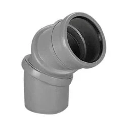 Bocht, Pp, Draaibaar, Manchet X Spie, Grijs, 110 Mm