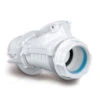 Karmat Pp Terugslagklep Met Rvs Klep En Muurrozet, 50 Mm, Wit -Tuinverzorgingswinkel 241002
