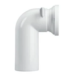 Abu Closet Aansluitbocht Met Keerklep, 90°, 110 Mm