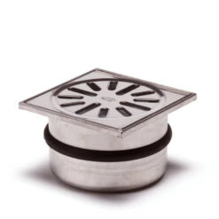 Afvoerput, Rvs, Niet In Hoogte Verstelbaar, Onderuitlaat, 100 X 100 Mm