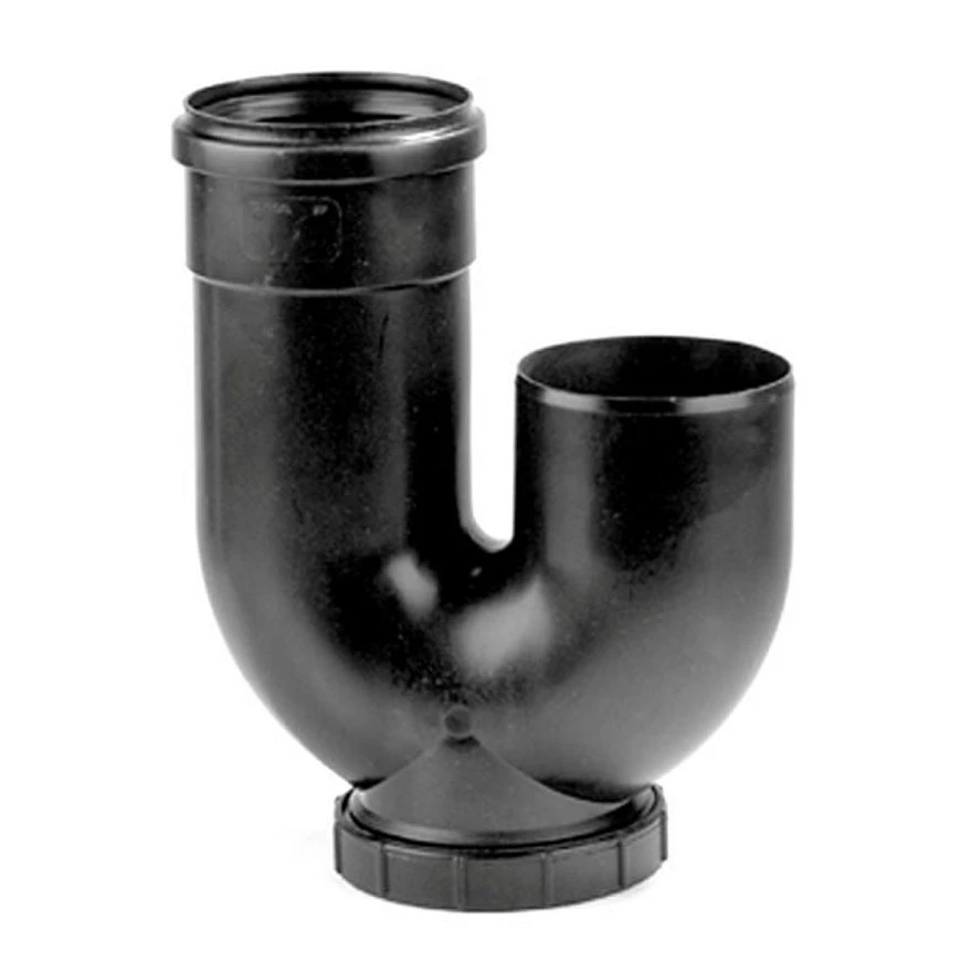 Dyka Pp Sifon Met Schroefdeksel, Zwart, Manchet X Spie, 110 Mm 3 Dyka Pp Sifon Met Schroefdeksel, Zwart, Manchet X Spie, 110 Mm