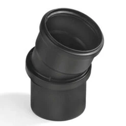 Dyka Pp Verdraaibare Bocht 0-30°, Zwart, Manchet X Spie, 110 Mm