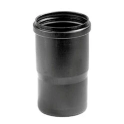 Dyka Pp Inbouwmof, Zwart, 1x Manchet / 1x Spie, 110 Mm, L = 188 Mm