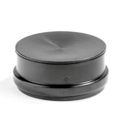 Dyka Pp Afsluitkap (om De Buis), Zwart, 110 Mm
