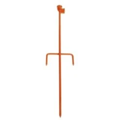 Talen Tools Sproeistatiefsteekpen Met Dwarssteun, Enkel, ½”, Gepoedercoat Staal