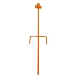 Talen Tools Sproeistatiefsteekpen Met Dwarssteun, Dubbel, ½”, Gepoedercoat Staal