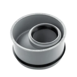 Airfit Pp Inzetverloopring, Excentrisch, Verjongd Spie/2x Manchet, Grijs, 110 X 50 Mm