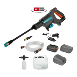 Accu Medium Drukreiniger AquaClean 24/18 V P4A Premium Set - Gardena