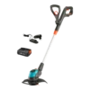 Accu Trimmer EasyCut 23/18V P4A Set - Gardena -Tuinverzorgingswinkel accu trimmer easycut 23 18v p4a set gardena 1 4