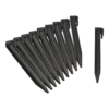 Borderrandpennen 26,7cm - 10 Stuks - Zwart - Nature -Tuinverzorgingswinkel borderrandpennen 26 7cm 10 stuks zwart nature 1