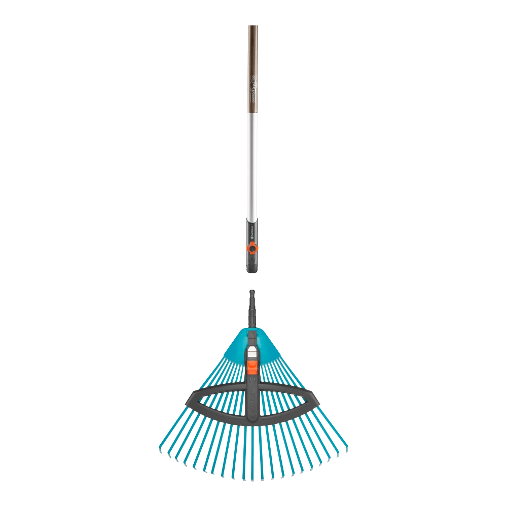 Combisysteem Kunststof Bladhark, Verstelbaar Met Steel - 35cm - Gardena 4 Combisysteem Kunststof Bladhark, Verstelbaar Met Steel - 35cm - Gardena - Afbeelding 2