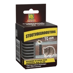 KB Stootvoegrooster RVS 70mm - 10 Stuks - Insecten En Ongedierte