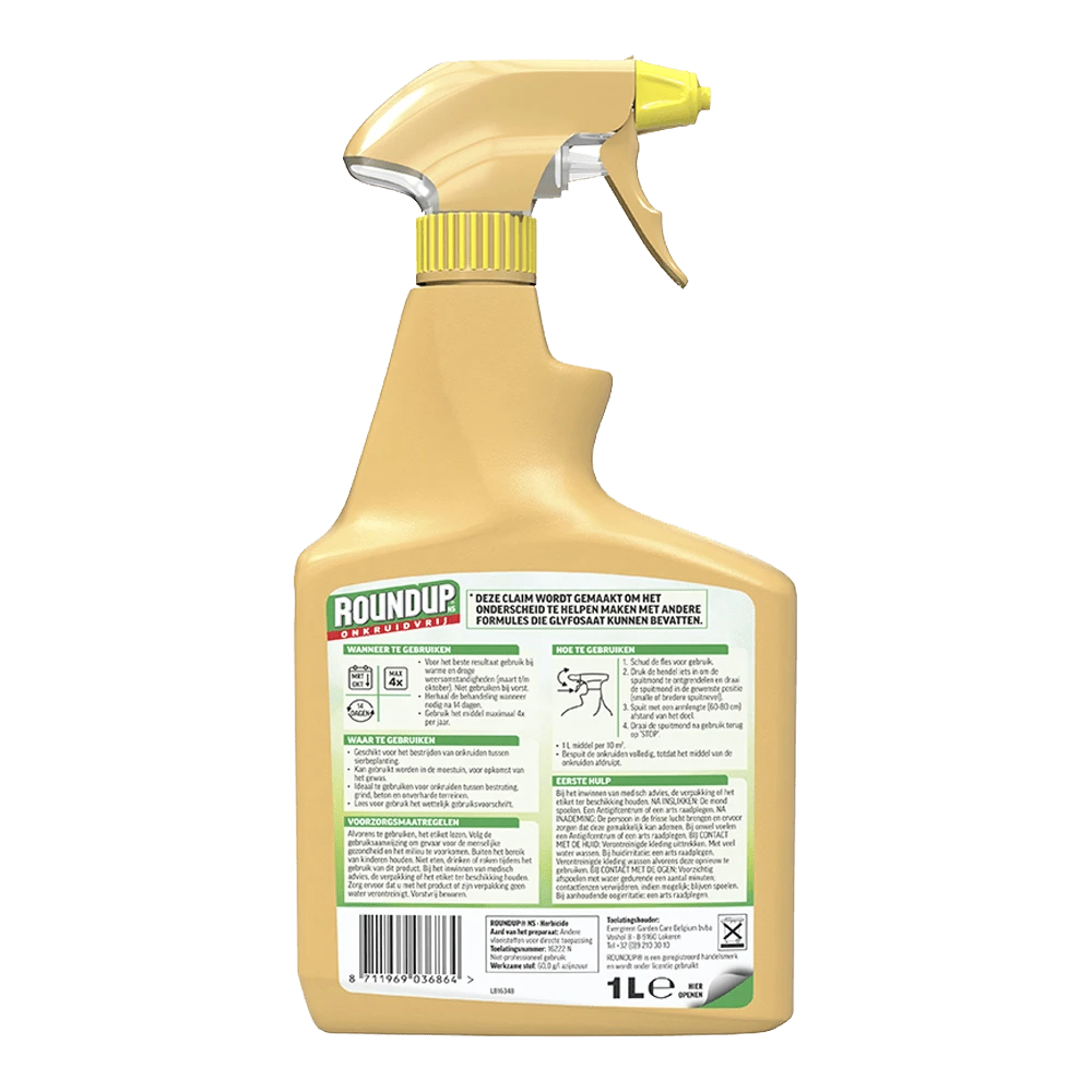 ROUNDUPu00ae NS Natuurlijk Onkruidvrij Onkruidspuit 1L - Onkruid En Aanslag 4 ROUNDUPu00ae NS Natuurlijk Onkruidvrij Onkruidspuit 1L - Onkruid En Aanslag - Afbeelding 2