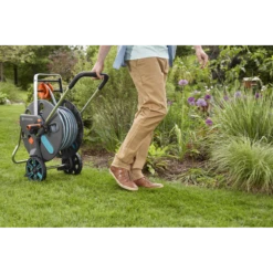 Slangenwagen AquaRoll Easy Set - L - 50m - Gardena -Tuinverzorgingswinkel slangenwagen aquaroll easy set l 50m gardena 5 7