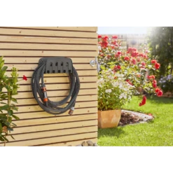 Textielslang Liano Set Met Wandslanghouder - 15m - Gardena -Tuinverzorgingswinkel textielslang liano set met wandslanghouder 15m gardena 4